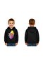 Unisex Simpson Printed Children's Swaetshirt Hooded 3 Thread Rased