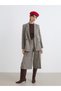 Esvab • Modern & Distinctive Relaxed Fit Plaid Wide Leg Women's Pleated Pants