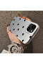 iPhone 15 Compatible Silicone Edge Hard Back Anti-Fall Case Heart Patterns - 5