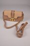 Zhance Design Apricot Women Bag - Code 1638 - 2