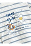 Ecru Printed Baby Boy T-Shirt and Sweatpants - 4