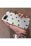 iPhone 16E Compatible Silicone Edge Hard Back Anti-Fall Case Heart Patterns - 3