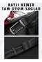 Micro-Adjustable Hole-Free Premium Automatic Hole-Free Belt Leather Rail Belt