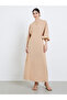 Women Beige A-Line Maxi Jalabiya - 3