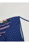 Women's Floral Printed V Neck Loose Long Sleeve Mini Dress - 5