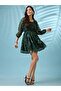 All-Over Print Back Tie Detail Mini Dress - 5