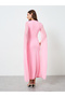 Women Embellished Maxi Dress with Flowing Sleeves - 5