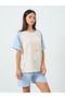 Printed Tee&Shorts Pajama Short Sets - 2