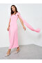 Women Embellished Maxi Dress with Flowing Sleeves - 3