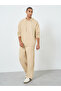 Men Beige Hoodie and Joggers Co-ords