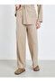 Women Beige Longline Belted Cardigan and Pants Co-Ords - 4