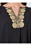 Women Embellished Patch Maxi Dress - 4