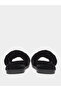 Solid Plush Flower Embellished Slippers - 4