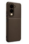 Mtxdpn Vivo Y29S Auto Focus Carbon Cover (224259) - Brown - 3