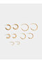 Set of 5 - Hoop Earrings