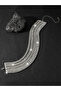 Silver Crystal Layered Choker Necklace - 3