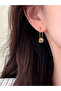 Solid Spherical Multi-Turn Drop Earrings