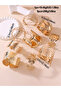 Gold Tone Open Cuff Bangle - 3