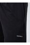Men Black Embroidered Fleece Wide Leg Joggers - 3