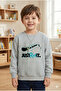 Soft Textured Just Rick Printed Boys/Girls Sweatshirt - 2