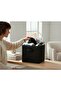 منظم ديكور من القماش باللون الأسود - 3