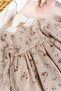 Peter Pan collar Ruched 100% Cotton Stylish Baby Girl Dress - 4