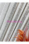 Snowflake Knitted Tulle Curtain (1X3) with Dense Pleats, Suitable for Every Room, Does Not Wrinkle and Does Not Need Ironing. the Sample Fabric Is 30X28 in Size. - 6