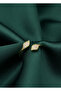 316L Gold Color Double Leaf Figured Zircon Stone Adjustable Steel Ring