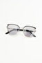 Sophia Adaptive Black Metal Cat Eye Sunglasses |   Auto Darkening Glass Color - 8