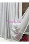 Snowflake Knitted Tulle Curtain (1X2.5) with Dense Pleats, Suitable for Any Room, Does Not Wrinkle and Does Not Need Ironing. the Sample Fabric Is 30X28 in Size. - 2
