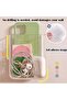6 Pack Plastic Wall Folders, Clear Hanging Wall Organizer, Acrylic Single Pocket File Holder - 6
