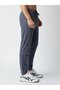 Men Grey Plain Lycra Track Pants - 2