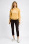 Women's Mon Amour Printed Sweatshirt 100% Cotton - Yellow - 2