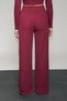 Nexa Women's Soft and Stretchy Fabric Relaxed Burgundy Sports Sweatpants with Print Detail - 5