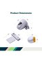 Safety 1ˢᵗ® Secure-to-Explore Adhesive Magnetic Locks, Includes 4 Locks and 1 Key, White - 6