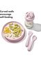 Tot Stick and Stay Suction Plate - Blossom - 4