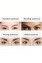 Lameila 3Pcs Folding Eyebrow Shaper Trimmer Eyebrow Shaver, Facial Hair Razor, Hair Shaving Grooming - 3