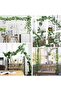 BLOOMR Artificial Ivy Leaf Plants Vine- Hanging Garland Fake Foliage Flowers for Home Kitchen Garden - 4