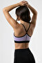 Astura Model Thin Strap Back Detail Cross Design Soft Women's Padded Bra Lilac Color - 4