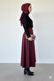 Scuba Fabric Wrap Tie Skirt - 2