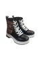 Anthracite Children's Boots with Zipper and Lace Detail - 5