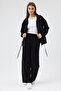 Modal Fabric Tracksuit Set with Parachute Fabric Detail, Adjustable Waist, Zipper and Snap Fasteners - 5