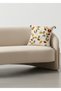 Colorful Bohemian Leaf Punch Embroidered Decorative Throw Pillow Cover Cotton 42X 42 cm - 9