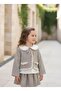Girl's Houndstooth Jacket Skirt Suit - 2
