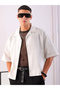 The Indian Garage Co Boxy Fit White Graphic Pritned Shirt - 2