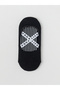 Yoga Life Cross Over Straps Silicon Pads No Show Yoga Socks