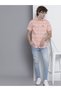 The Indian Garage Co Slim Fit Pink Striped Shirt - 4