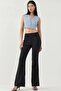 Low Waist Flare Pants - 5