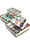 Underwear Drawer Organiser, Foldable Closet Divider and Foldable Storage Box for Socks, Ties, Scarve - 3