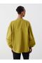 Lcwaikiki Classic Green Loose Collar Oversize Women's Blouse - 4